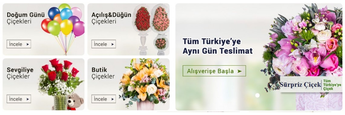 sürpriz çiçek gemlik çiçekçi